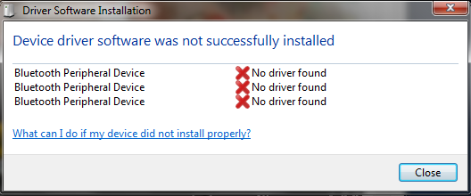 install bluetooth peripheral device driver windows 7