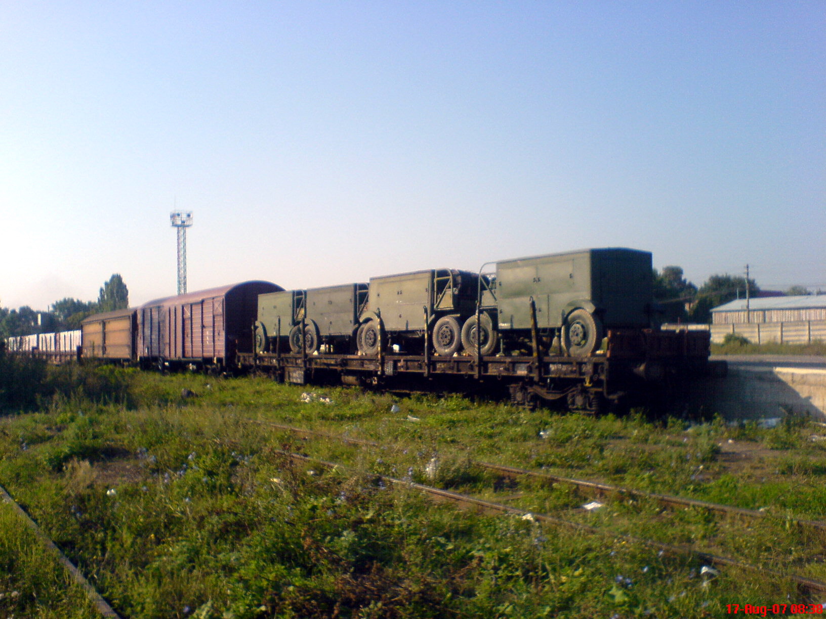 Old army train