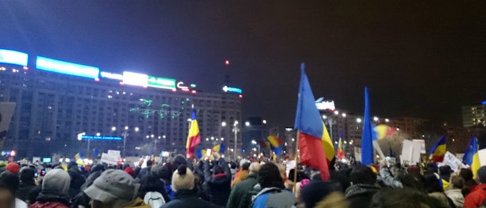 Anti government corruption protests – Bucharest, February 2017