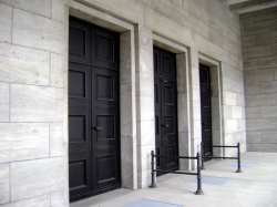 Reichsluftfahrtministerium (Air Ministry)'s huge doors