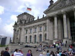 The Reichstag building (currently housing the Bundestag)
